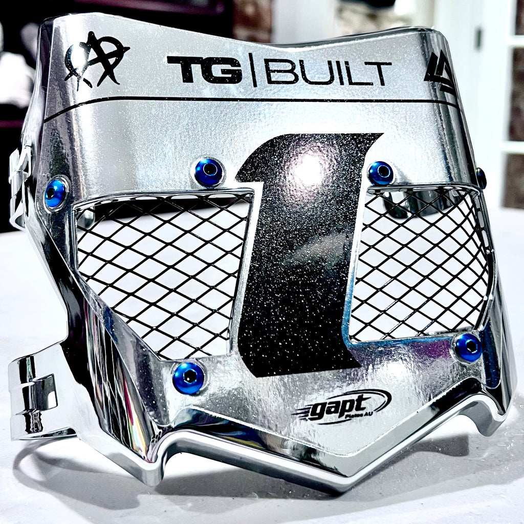 Full chrome vented plate
