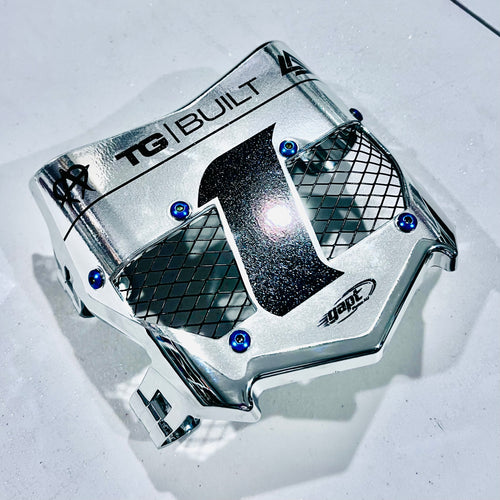 Full chrome vented plate